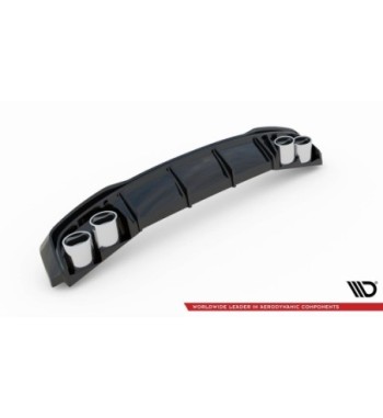 Rear valance with dummy exhaust tips for Audi A7 S-Line C8 / S7 C8 / C8 Facelift / S7 Facelift