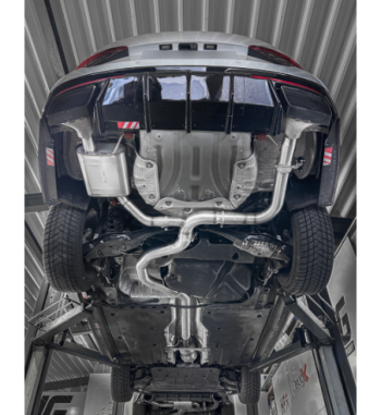 EGO-X 89 mm valved exhaust – Octavia RS NX with Bull-X Tronic