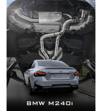 EGO-X 89 mm exhaust – BMW M240i G42 374 PS with Tronic