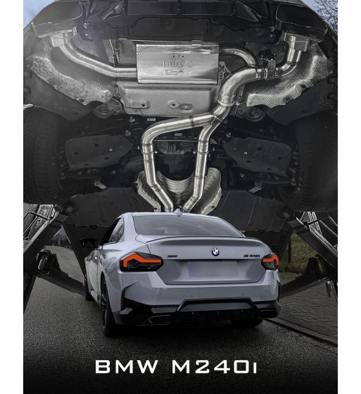 EGO-X 89 mm exhaust – BMW M240i G42 374 PS