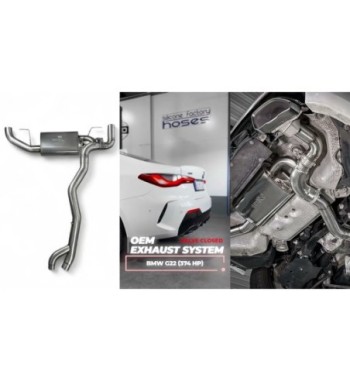 EGO-X 89 mm exhaust – BMW M240i G42 374 PS