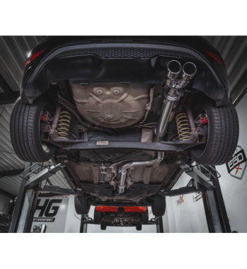 Bull-X 76 mm exhaust – Fiesta ST180 with Type 12 tailpipe