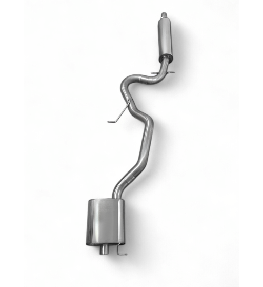 Bull-X 76 mm exhaust – Octavia 1Z/Jetta with Type 10 tailpipe