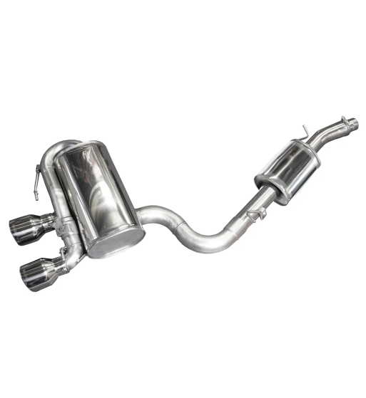 Bull-X 76 mm exhaust – Golf 6 R with centre silencer