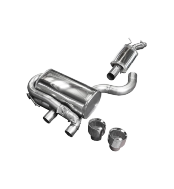 Bull-X 76 mm exhaust – Golf 6 R with centre silencer