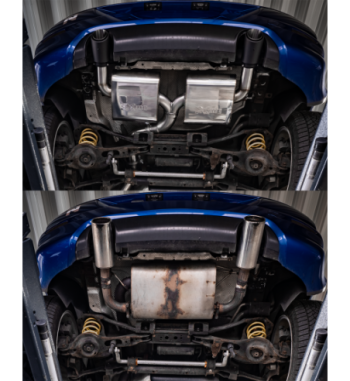 Bull-X 76 mm exhaust – Volvo C30 T5 FWD