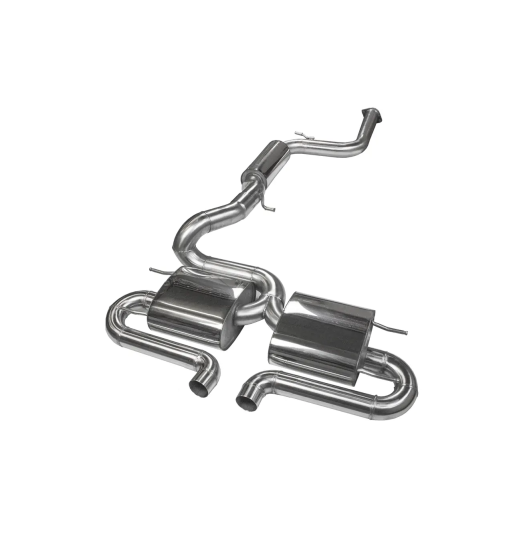 Bull-X 76 mm exhaust – Ford Focus ST Mk3 with ECE
