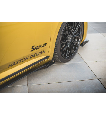 Flap minigonne laterali per VW Arteon R-Line, nero lucido