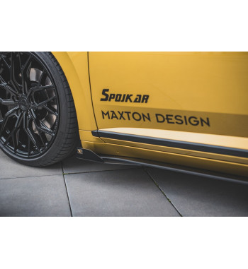 Flap minigonne laterali per VW Arteon R-Line, nero lucido