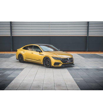 Flap minigonne laterali per VW Arteon R-Line, nero lucido