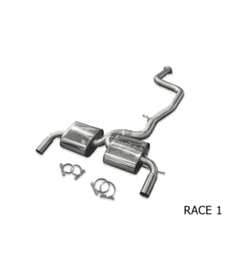 Bull-X 76 mm Y-style exhaust – Ford Focus Mk2 RS/ST Race