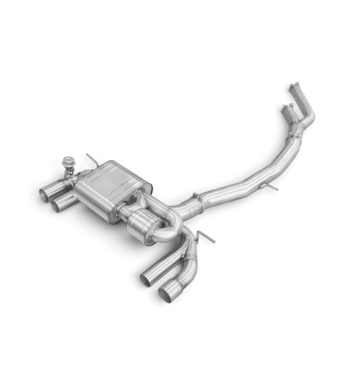 EGO-X 89 mm valved exhaust – BMW M2 Competition F87 S55