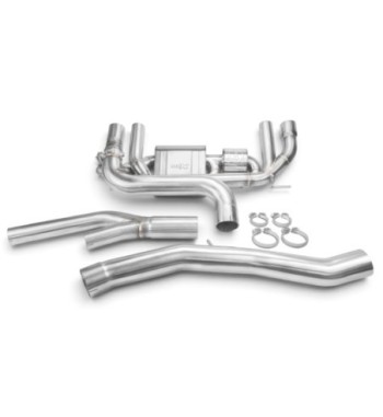 EGO-X 89 mm valved exhaust – BMW M2 Competition F87 S55