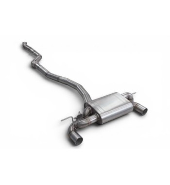 EGO-X 89 mm valved exhaust – BMW M2 F87 N55 370 PS