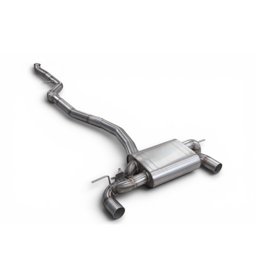 EGO-X 89 mm valved exhaust – BMW M2 F87 N55 370 PS