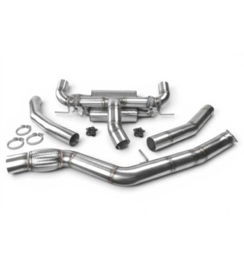 EGO-X 89 mm valved exhaust – BMW M2 F87 N55 370 PS