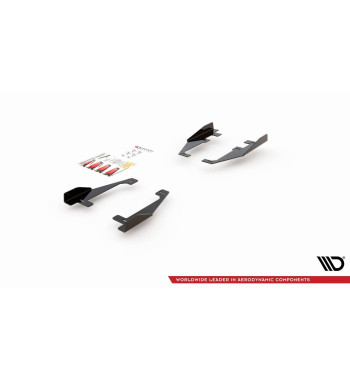 Flap minigonne laterali per VW Arteon R-Line, nero lucido