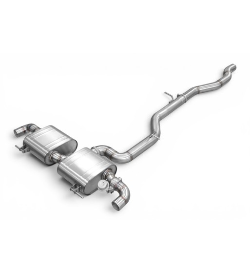 EGO-X 76 mm valved exhaust – Audi S1 8X quattro