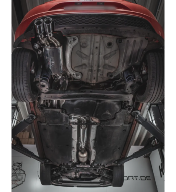 EGO-X 70 mm valved exhaust – Polo AW GTI 200 PS