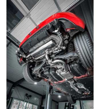 EGO-X 76 mm valved exhaust – Golf 7 R facelift 310 PS