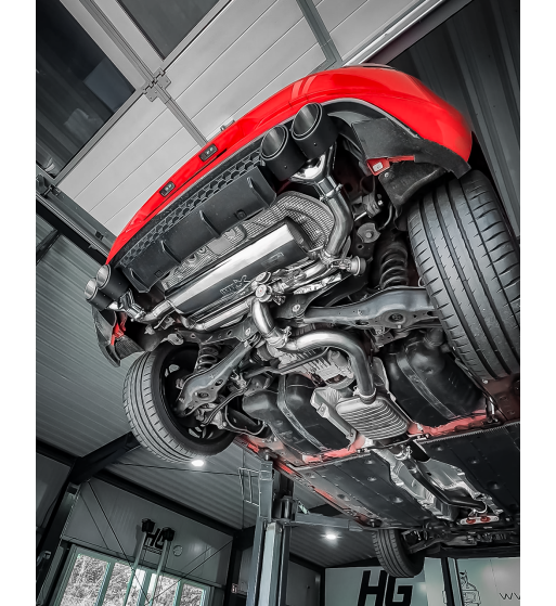 EGO-X 76 mm valved exhaust – Golf 7 R facelift 310 PS