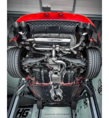 EGO-X 76 mm valved exhaust – Golf 7 R facelift 310 PS