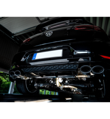EGO-X 76 mm valved exhaust – Golf 7 R facelift 310 PS