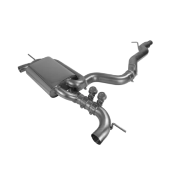 EGO-X 89 mm valved exhaust – Golf 7 R facelift with GPF