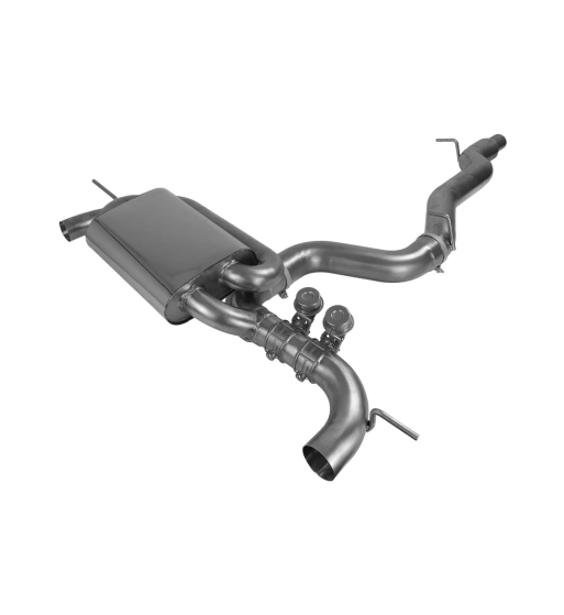 EGO-X 89 mm valved exhaust – Golf 7 R facelift with GPF