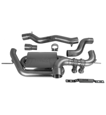 EGO-X 89 mm valved exhaust – Golf 7 R facelift with GPF