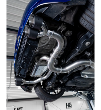 EGO-X 89 mm valved exhaust – Golf 7 R facelift with GPF