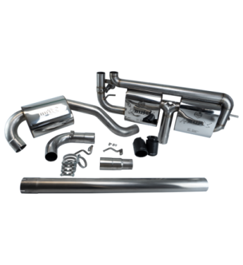EGO-X 76 mm left-exit valved exhaust – Seat Leon 5F 1.8 TSI 180 PS