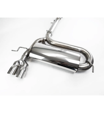 Bull-X 76 mm valved race exhaust – Audi S3 8L 210/225 PS