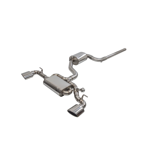 EGO-X 76 mm valved exhaust – Golf 7 GTI facelift / Leon Cupra 300 FWD