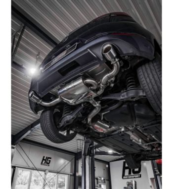 EGO-X 76 mm valved exhaust – Golf 7 GTI facelift / Leon Cupra 300 FWD