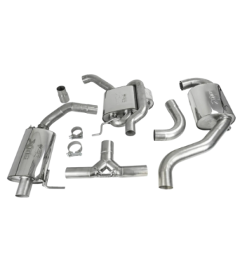 EGO-X 76 mm valved exhaust – Leon ST Cupra 300 / Octavia RS 245 FWD