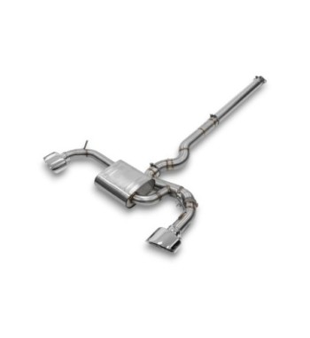 EGO-X 89 mm valved exhaust – Hyundai Kona N OPF