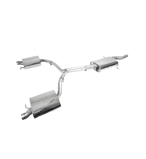 Bull-X ECE exhaust system 2.75" Audi A4/A5 B8 1.8-2.0 TFSI