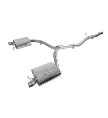 Bull-X exhaust system 2.75" Audi A4/A5 B8 1.8-2.0 TFSI
