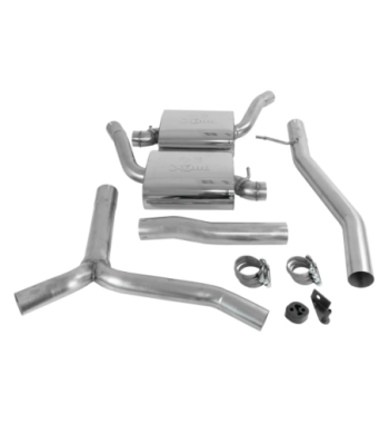 Bull-X exhaust system 2.75" Audi A4/A5 B8 1.8-2.0 TFSI