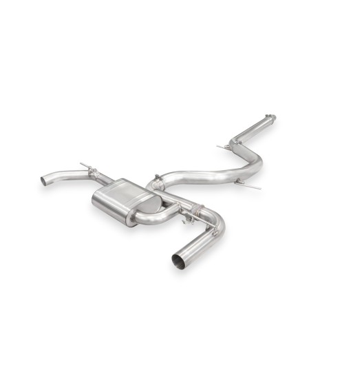 EGO-X flap exhaust system VW Golf 8 GTI / Clubsport / ED 45 / ED 50 3,5" / 89mm