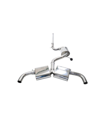Bull-X exhaust system 3" Y-Style VW Golf 7 GTI FL 245PS, Seat Leon 5F Cupra 300