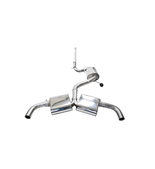 Bull-X exhaust system 3" Y-Style VW Golf 7 GTI FL 245PS, Seat Leon 5F Cupra 300