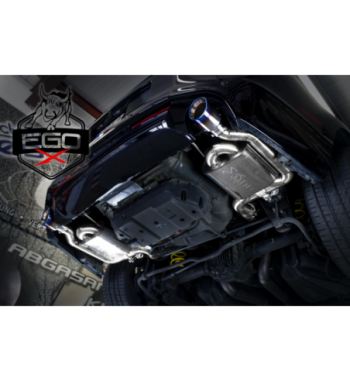 EGO-X rear silencer 2.5" Ford Mustang V GT 5.0 V8 426PS