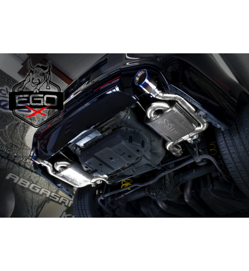 EGO-X rear silencer 2.5" Ford Mustang V GT 5.0 V8 426PS
