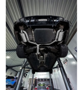 EGO-X exhaust system 3,5" Mercedes C43 AMG 390PS