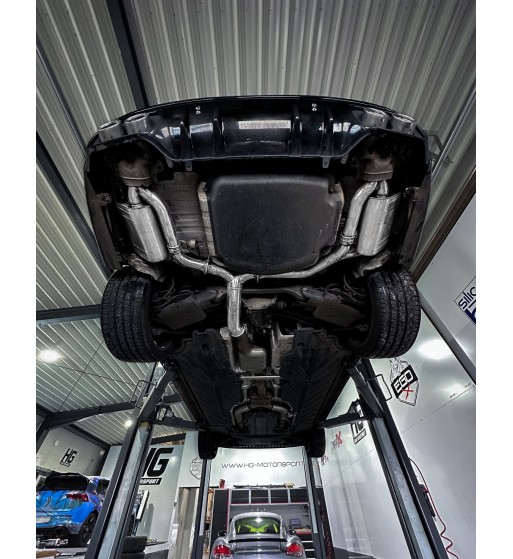 EGO-X exhaust system 3,5" Mercedes C43 AMG 390PS