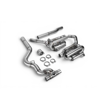 EGO-X exhaust system 3" Subaru WRX STI 2.5 300PS
