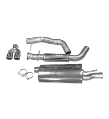 Bull-X ECE exhaust system 3" Audi TT 8N 1.8T FWD