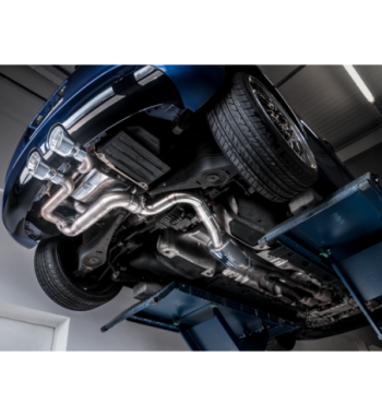 EGO-X exhaust system 3,5" VW Golf 5 R32, Golf 6 R